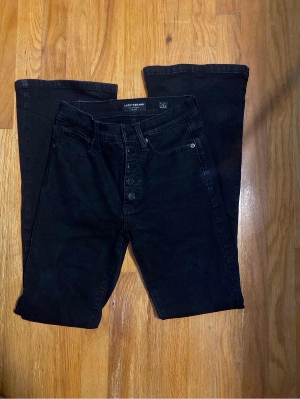 Lucky Brand Women's Black Flare Jeans